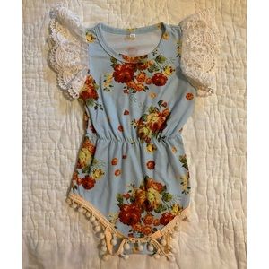 Floral onesie